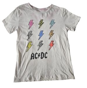 AC/DC VTG Distressed Tee | SZ L
